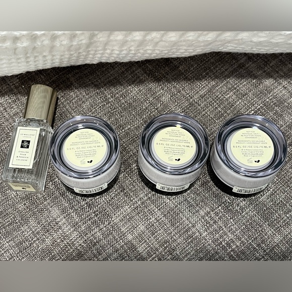 NEW Jo Malone English Pear & Freesia Fragrance & 3 Lime Basil & Mandarin Cremes - Picture 3 of 3